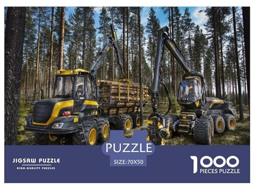 1000 Stück Traktor Puzzles Für 1000 Teiliges Puzzle Geschenke Für Teenager Und Kinder Lernspiel Spielzeug Geschenk 70x50cm/1000pcs