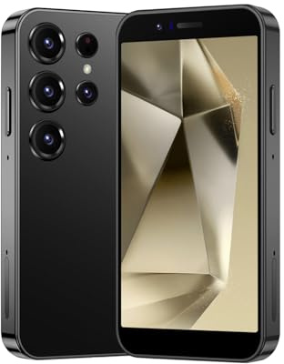 CatCalls Mini Smartphone Entsperrt 4G Handy, 3.0 Zoll, 32GB Erweiterbar bis zu 128GB, Dual SIM Dual Kamera, Android 10.0, Unterstützung WiFi Bluetooth Backup Telefon (S25mini-Black)