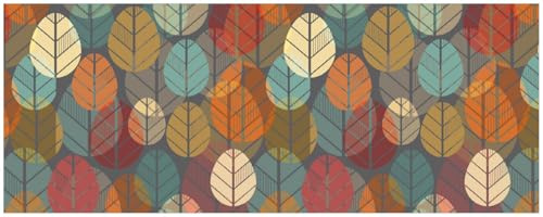 Wallario Küchenrückwand selbstklebend 115 x 50 cm, Motiv: Bunte Blätter in Herbstlaune | Spritzschutz abwischbar & pflegeleicht