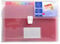 Exacompta - Réf. 55298E - 1 trieur valisette Crystal - couverture et intérieur en PP - dos extensible - fermeture par bouton poussoir - 13 compartiments - dim 33x25 cm - couleur cristal