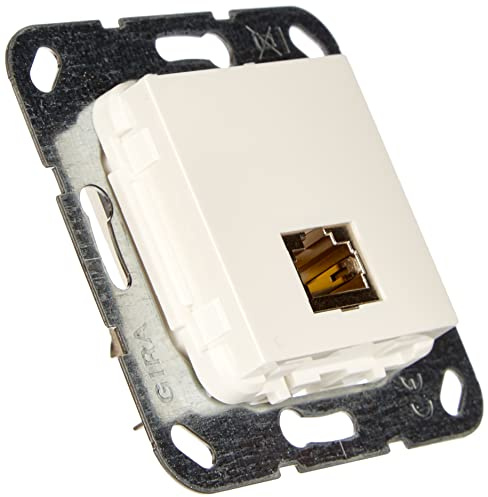 Gira 569603 MJ RJ45 Cat 6A 10 GB LSA Plus Insert in Pure White