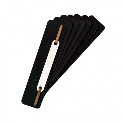 Herlitz 8767402 Heftstreifen PP fs 150er Packung schwarz
