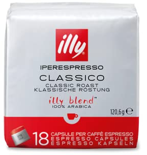 Illy Café Iperespresso Torréfaction moyenne - Set 2 boîtes de 18 capsules la boîte