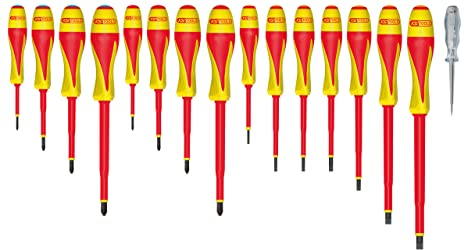 KS Tools 922.6219 Ultimate Jeu de 16 Tournevis isolés