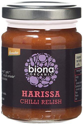 Biona Organic Harissa Chilli Relish, 125g