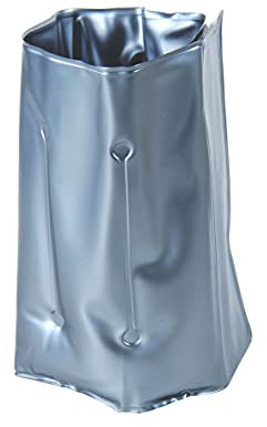 Ger - Weinkühler - Flaschenkühler - Kühlmanschette zum Kühlen von Flaschen - 17 x 40 cm - Grau