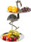 Kare Design Etragere Flamingo, Silber, Etragere, Aluminium, handgearbeitet, 53x38x43 cm (H/B/T)