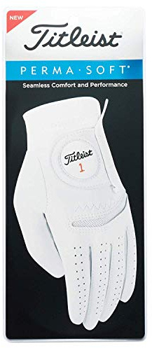 Titleist Permasoft Regular Left Pearl para Mujer Guante de Golf, Perla, S