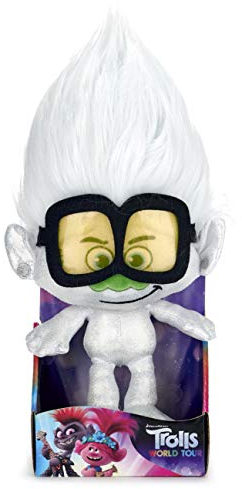Posh Paws 37401 Trolls World Tour Tiny Diamond Plüschtier, 25 cm, Mehrfarbig