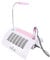 4 in 1 Manicure Machine, 60W Professional Nail Drill Pen Nail Dust Collector Manicure Light Hand Rest Pillow Multi-Functional Nail Art Equipment(UK)