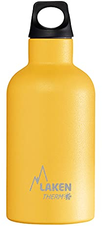 Botella térmica acero inox. 18/8-0,35L - Amarillo