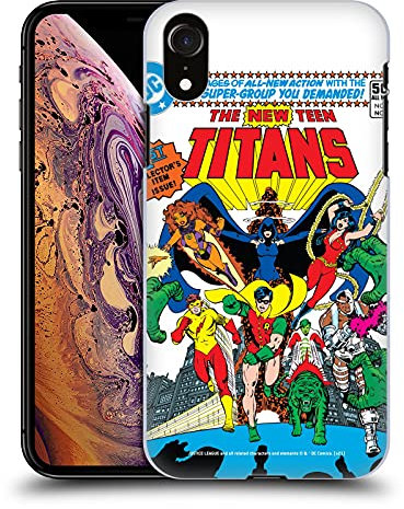 Head Case Designs Offizielle Zugelassen Justice League DC Comics Neue #1 Gruppe Teen Titans Comic-Kunst Harte Rueckseiten Handyhülle Hülle Huelle kompatibel mit Apple iPhone XR