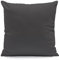 Hans-Textil-Shop Kissenbezug 20x30 cm Uni Dunkelgrau Baumwolle Dekokissen Kissenhülle Couchkissen Sofakissen Deko Reißverschluss