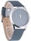 VILLCASE Fashion Style Einfache Quarzuhr Elegante Armbanduhr Dünne Lederband- Armbanduhr für Damen Damen ( Blau )