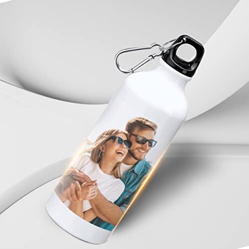 GRAVURE CONCEPT Bouteille En Aluminium Personnalisable 800mL - Gourdes Personnalisées - Idée Cadeau (Gourde BAOBAB) (800 mL)