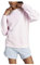 adidas Femme Essentials 3-Stripes Sweatshirt, Clear Pink/White, M