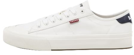 Levi's Herren Harrison 2.0 Sneakers, Regular White, 46 EU