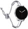 Cinturino compatibile con Samsung Galaxy Watch 7/6/5/4 40 mm 44 mm, 5 Pro 45 mm, 6 Classic 43 mm 47 mm, 4 classici, con cinturini di ricambio in metallo 20 mm per donna, 20mm, Acciaio inossidabile
