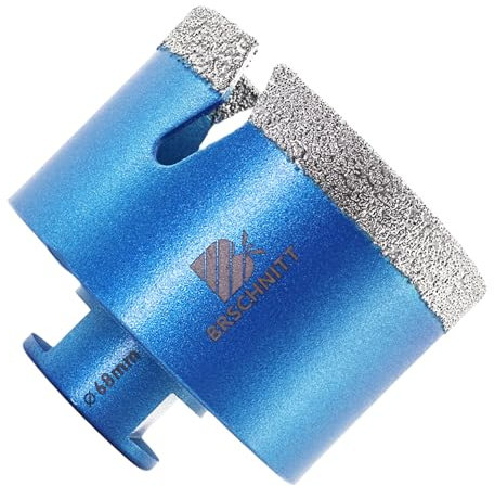 Trepans Pour Carrelage 68mm - BRSCHNITT Trepan Diamant m14 pour Perçage à sec en Porcelaine Carrelage Granit Marbre