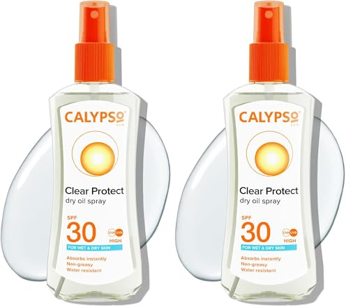 Calypso Dry Oil Wet Skin with SP30 (Pack of 2)