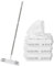 SPEPROECO Static Floor Wipes Mop,360 Degree Rotation Flat Mop with 3 Pack Disposable Floor Wipes,Wet and Dry flash speedmop Kitchen Dust Mop for Laminate, Hardwood, Tile Floors Cleaning