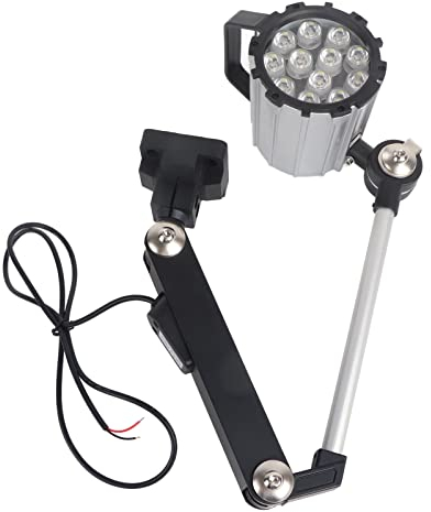 Flexible Armmaschine Licht, 12W 24V Aluminium Legierung Faltbare LED Wasserdichte Maschine Arbeits Licht Einstellbare Winkel Mehrzweck Werkbank Licht für Punch Drehbank CNC