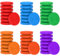 Pastillas de Baño Color para Niños - 6 Colores Total 48 Pastillas de Baño de Color, Juego de Bombas de Baño de Calidad Alimentaria para el Baño de los Niños - Respeta La Piel, No Deja Manchas