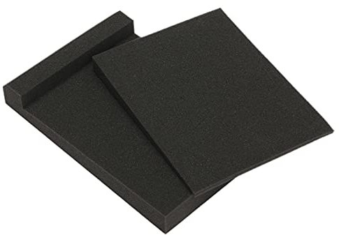 Speaker Pads, 5-Inch High Density Studio Monitor Foam, Speaker Isolation Pad, Shock-Proof High Intensity Sponge Pad, Stands Speaker Base Pads, Speaker Base For Studio Monitors, 30x17x4cm (1 Pack)