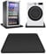 Mini Fridge Mat, 24''x24'' X0.8'' Mini Fridge Drip Trays Mat for Carpet Floor, Under Refrigerator Mat AC Conditioner Drip Pan, Silicone Mat for Refrigerators, Washing Machines, Dryers, Wine Coolers