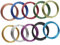SEWOART 1 Set 10 Roll DIY Aluminum Wire Electrophoresis Aluminium Line Beading Wire for Bracelets DIY Jewelry Accssories