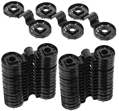 OFFSCH 30Pcs Round Shade Cloth Clips Durable Plastic Sunshade Net Fixing Clips for Net Attachment Sun Shade Fix Clamp for Shade Fabric Awning Shading Net Sunshade Net