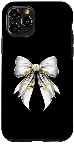 iPhone 11 Pro Rhode Island State Flag Coquette Ribbon Case