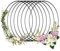 YFLeomry 8 Stück Schwarz Metallring, 15cm Metallringe zum Basteln, Deko Ringe zum Aufhängen, Traumfänger Ring, Deko metallring für DIY Floral Hoop,Hochzeitskranz,Wandbehang