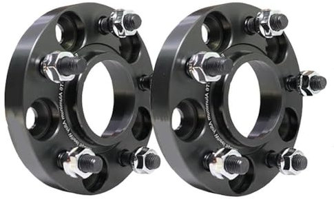 Spurverbreiterung Aluminium 2PCS PCD 5x130 CB 71,6mm Rad Spacer Adapter Für 718 911 Für Cayenne Für Panamera Für Taycan 918 Spurverbreiterung Spurplatten(2pcs Spacer 25mm-BK)