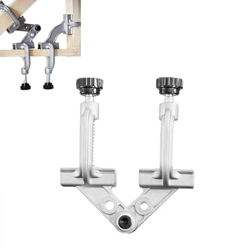 Pipe Clamp for Welding and Woodworking,10-180° Adjustable Aluminum Alloy Tube Clamp, Welding Positioner Corner Clamp for Welding, Woodworking, DIY Projects, Cabinet Making