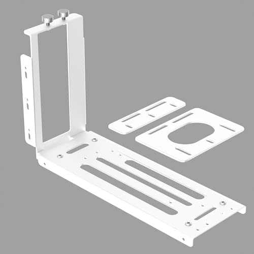Mustpoint Vertical GPU Mount Bracket, 2 Slots Graphics Card Holder with Hardware, eGPU Dock, External GPU Docking Station, White