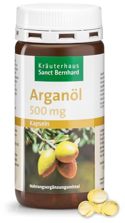 Sanct Bernhard Arganöl 500 mg Kapseln mit reinem Arganöl 150 Kapseln
