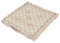 Homescapes dekoratives Sitzkissen Stuhlkissen Sitzerhöhung Stuhlauflage Stars, beige, 50 x 50 cm, 100% Reine Baumwolle mit Polyester Füllung