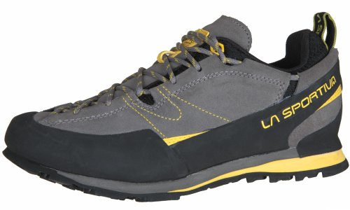 La Sportiva Boulder X Grey/Yellow - Stivali da Escursionismo Unisex Adulto, Multicolore (Grey/Yellow 000), 40.5 EU