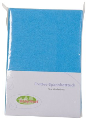 Odenwälder 26001-240 Spannbetttuch Frottee 70x140 cm aqua