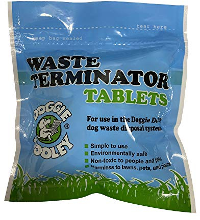 Doggie Dooley 36 Waste Tablets, White