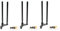 NGT Snag Bar Rutenhalter Black Pack of 3