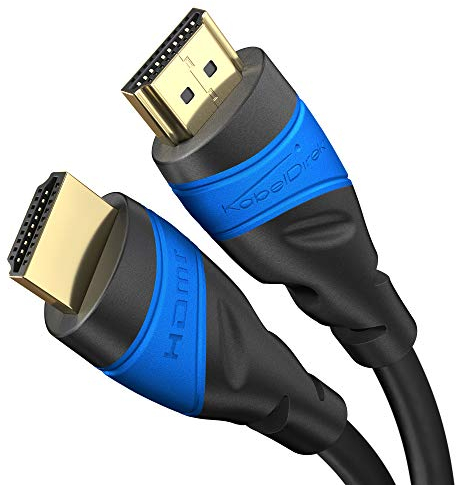 KabelDirekt – Cable HDMI 4K con blindaje A.I.S. – 20m (4K@60Hz para una espectacular experiencia Ultra HD – High Speed con Ethernet, Blu-ray/PS4/PS5/Xbox Series X/Switch, negro)