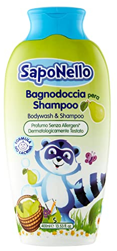 Body Wash Gentle Shampoo For Children Saponello To 'Apricot 400 Ml by Felce Azzurra