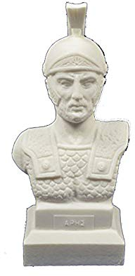Ares Skulptur antiker griechischer Gott des Krieges Statue Büste