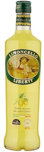 Liberty Limoncello Liqueur 70cl – Authentic Italian Lemon Liqueur, 24 percent ABV – Traditional Recipe with Fresh Citrus Flavour, Perfect Digestif or Cocktail Mixer