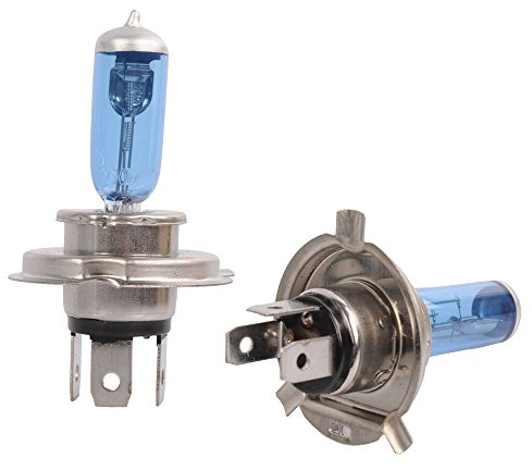 Mintice 2 X KFZ Auto H4 6000K Xenon Gas Halogen Scheinwerfer Weiß Licht Lampen Birnen 55W
