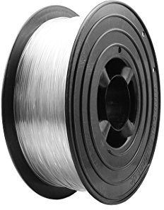 OWL-Filaments 3D Drucker 1kg Filament Rolle PLA 1.75mm 1000g Spule Made in Gemany Premium Qualität (PLA 1,75mm, Transparent)