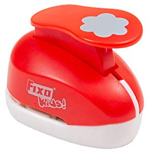 Fixe Perforatrice Formes Fleur Grand Rouge