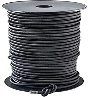 WERKA PRO Cinta elástica Negra Ø 4mm x 20m